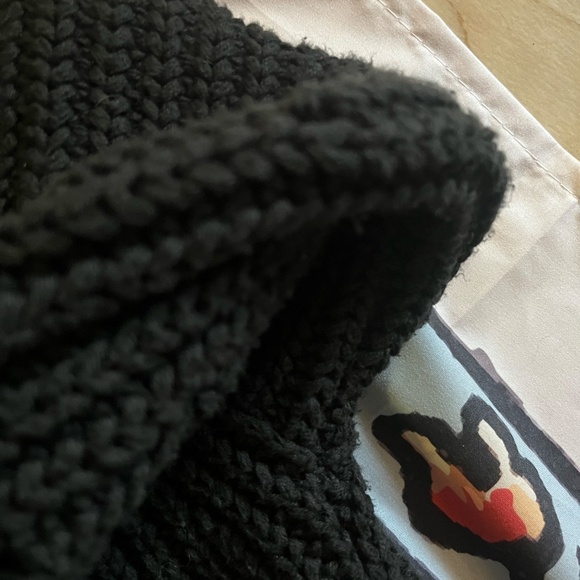 FREE PEOPLE SWIM TOO DEEP CARDIGAN BLACK MEDIUM - Picture 7 of 13